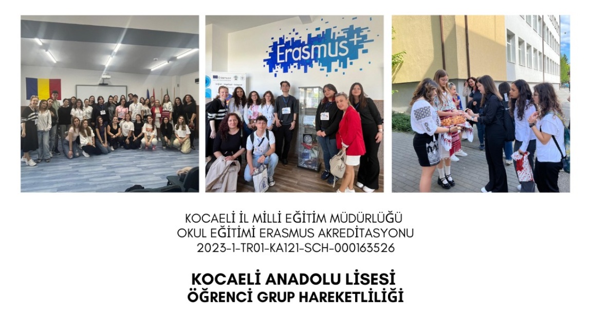 KOCAELİ ANADOLU LİSESİ ERASMUS+ ROMANYA HAREKETLİLİĞİ