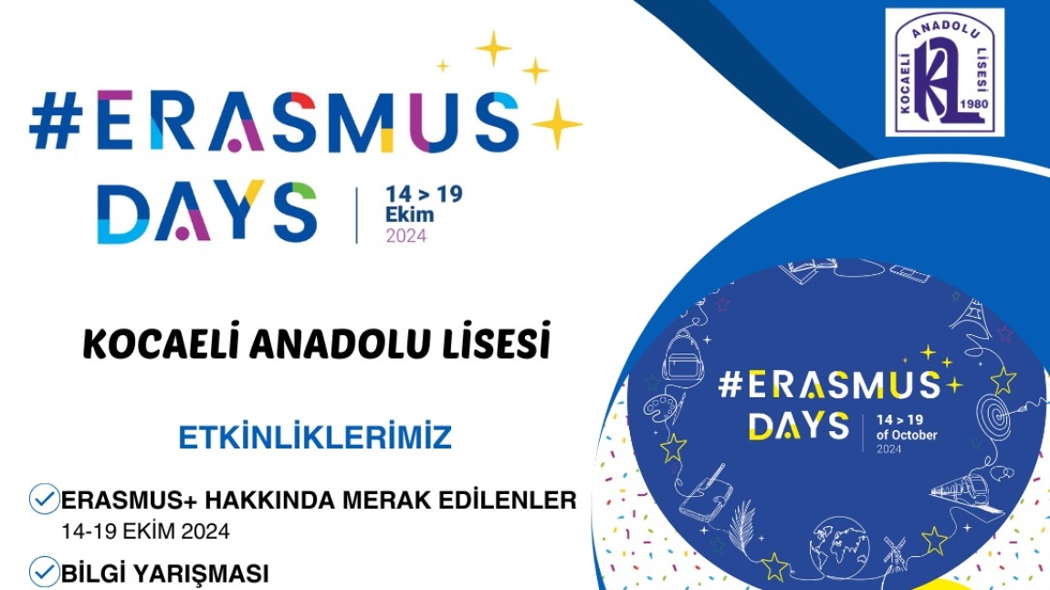 ERASMUS DAYS ETKİNLİKLERİMİZ